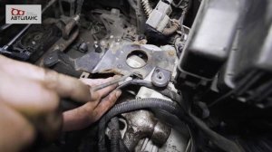 Демонтаж двигателя на Mitsubishi Lancer IX.