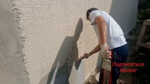 как наносить короед на стены