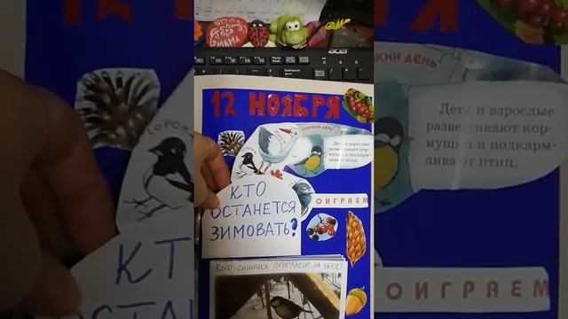 Лэпбук по книге В.Бианки "Синичкин календарь" смотреть онлайн