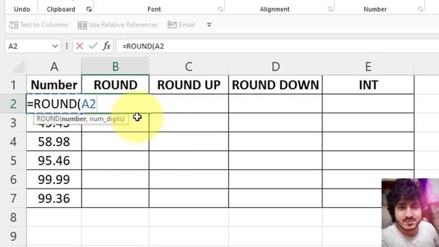 Important Functions in Excel - Round, Rounddown, Roundup, Int смотреть онлайн