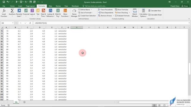 การสร้างกราฟด้วย Excel: สร้างกราฟ Dynamic XY (Scatter Plot) смотреть онлайн