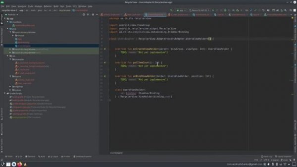 20. Android - Основы RecyclerView