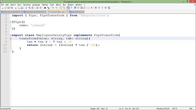 Angular 2 - Custom Pipes смотреть онлайн