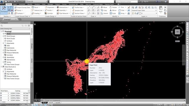 Autocad Civil 3d For Beginners | Import Point | Part 1 смотреть онлайн