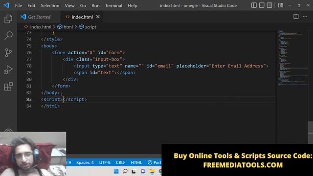 Javascript Email Validator Project With Custom Error & Success Messages & Icons in HTML5 & CSS3 смотреть онлайн