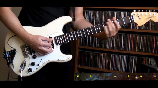 RAINBOW - All night long (guitar cover) смотреть онлайн