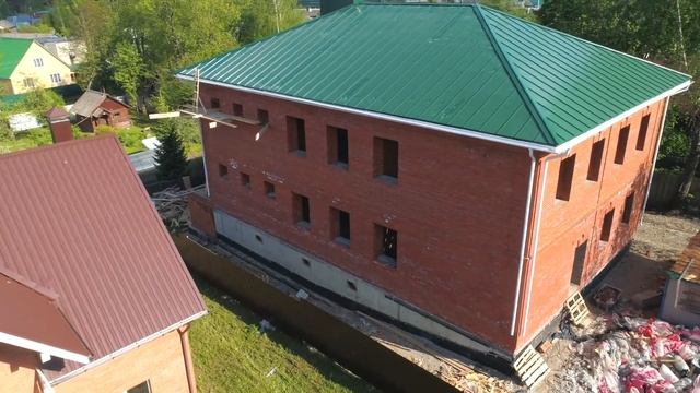 Дом из кирпича в п.Борисоглебский смотреть онлайн