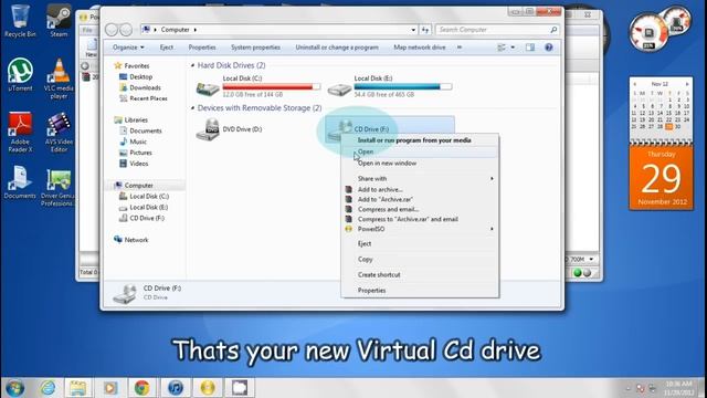 How to create a Virtual CD Drive with PowerISO смотреть онлайн