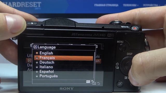 Sony Alpha A5000 - How to Change Language? смотреть онлайн