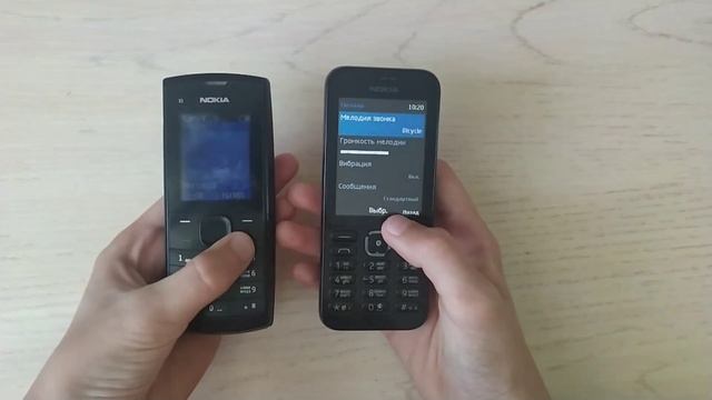 как отличаются рингтоны Nokia 222 и Nokia X1