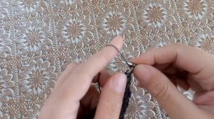 Пуховая шаль.  Вяжем середку и коймы.  Часть 1.