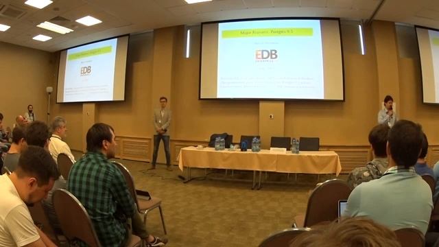 PG Day'15 Russia. Открытие второго дня конференции. Роман Друзягин и Илья Космодемьянский смотреть онлайн