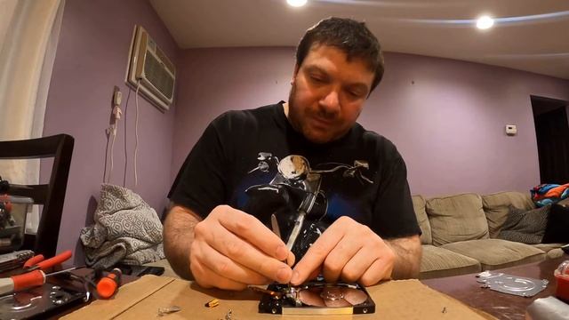 Seagate ST2000LM007 Head Swap Educational Video