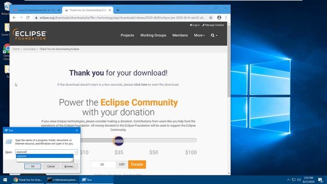 Java Installation & Environment Setup with Eclipse & Java HelloWorld смотреть онлайн