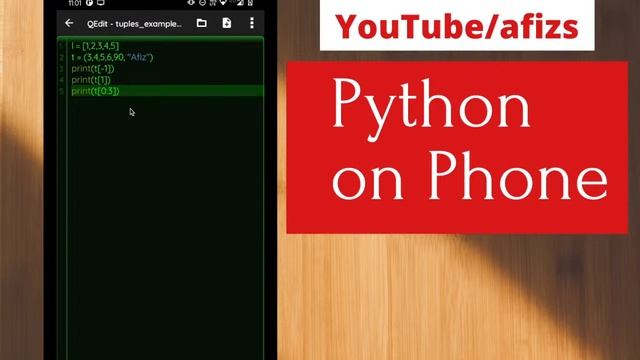 Python on Phone 9: Lists, Tuples and Sets in Python смотреть онлайн