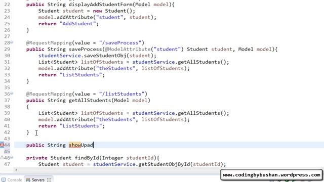 Part 11 - 01 - Spring and Hibernate Tutorial - Update the Student Record смотреть онлайн