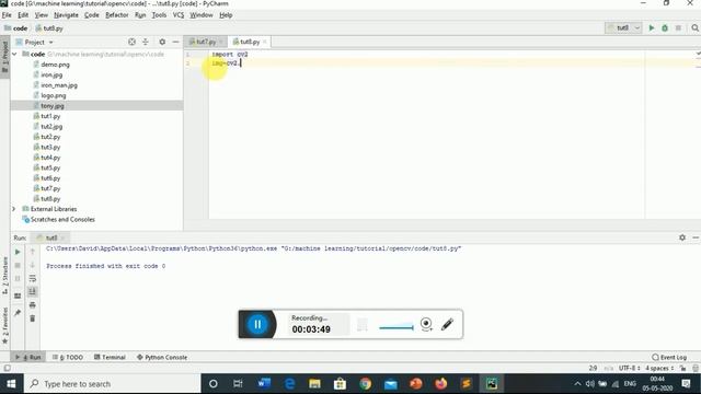 8. Grayscale HSV image conversion image processing смотреть онлайн