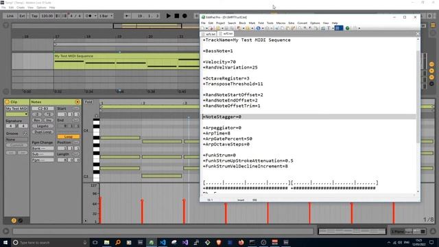 Simple MIDI Files From Text Input (Windows + Ableton Live) смотреть онлайн