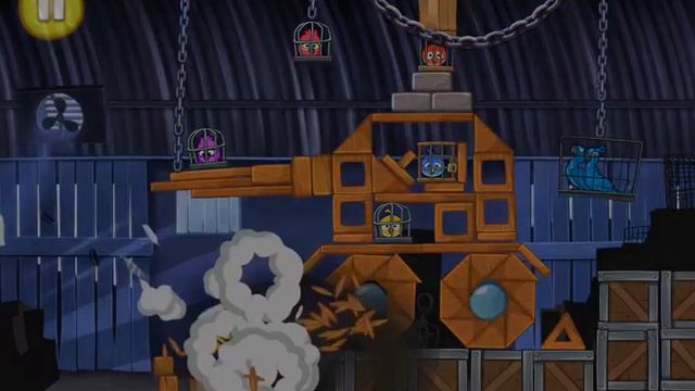 Angry Birds Rio Level 2-15 - Mighty Eagle - 100% - Total Distruction - Totale Zerstörung смотреть онлайн