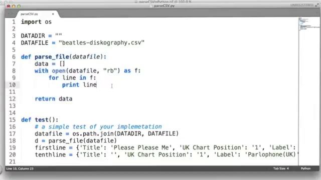 7 Parsing CSV Files смотреть онлайн