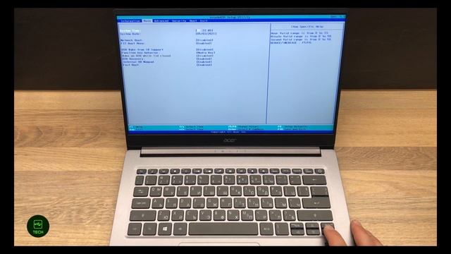 Acer Swift 3 SF314 laptop How to enter BIOS Setup & Boot Menu смотреть онлайн