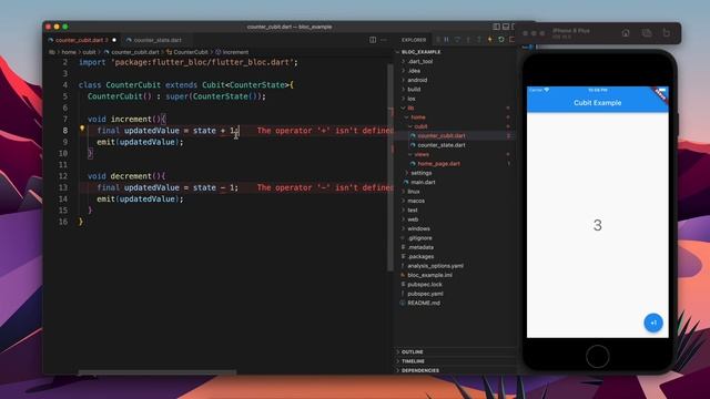 Advance Counter App using Cubit | Flutter Bloc | Flutter State Management смотреть онлайн