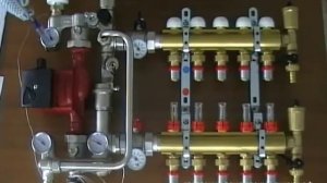 Распределительный коллектор + насосно-смесительный узел