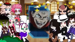 Uppermoons React To Itadori Yuji // Demon Slayer // Gacha Club