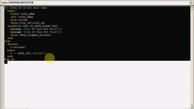 Oracle Forms Validation in ERP class 20 смотреть онлайн