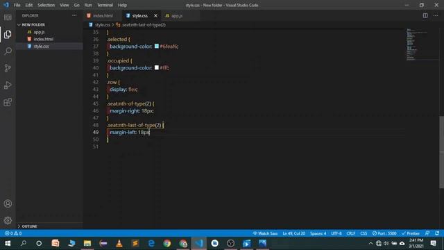 Movie Seat Booking App With Javascript | Vanilla Javascript Project For Beginners смотреть онлайн