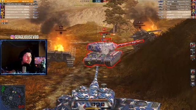 WoT Blitz - Это неВОЗМОЖНО ПОВТОРИТЬ ● 9к DMG на AMX 50 120 против ДЕСЯТОК- World of Tanks Blitz смотреть онлайн
