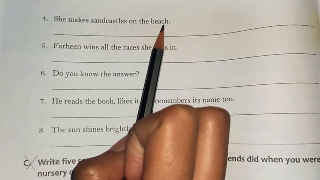15 simple past tense Exercise B смотреть онлайн