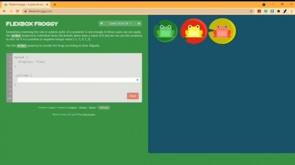 Flexbox Froggy Complete 24 Levels