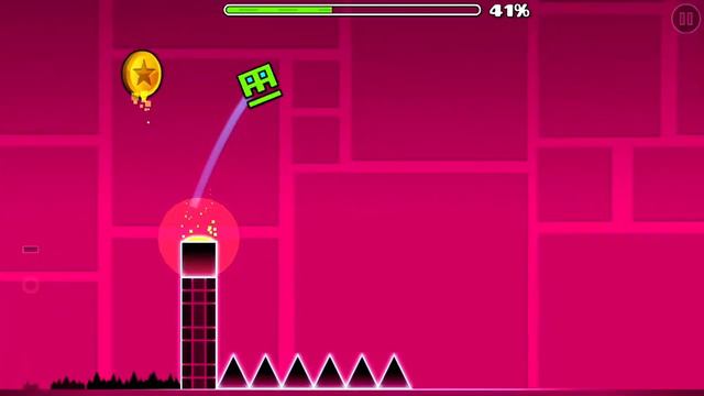 Играю в Geometry Dash ели как прошёл 2-ой уровень😅 смотреть онлайн