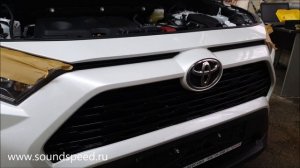 Защитная сетка в решётки радиатора Toyota Rav4 - Автотехцентр SoundSpeed