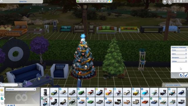 The Sims 4 Времена года - обзор № 2 (Мебель) смотреть онлайн