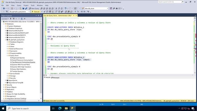 Uso del SQL Server Query Store para optimizacion смотреть онлайн