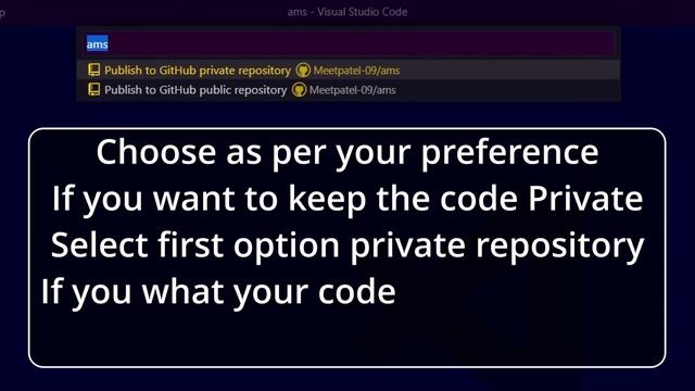 Publish your project to GitHub from Visual Studio Code смотреть онлайн