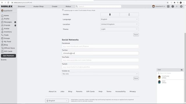 How To Add Social Links To Roblox Profile (YouTube, Twitch, Facebook, Twitter) смотреть онлайн