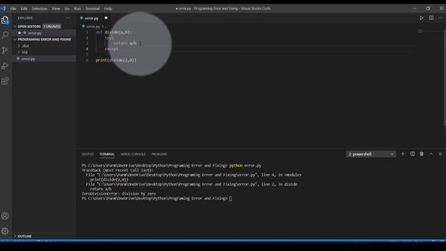 Error Handling Python Programming смотреть онлайн