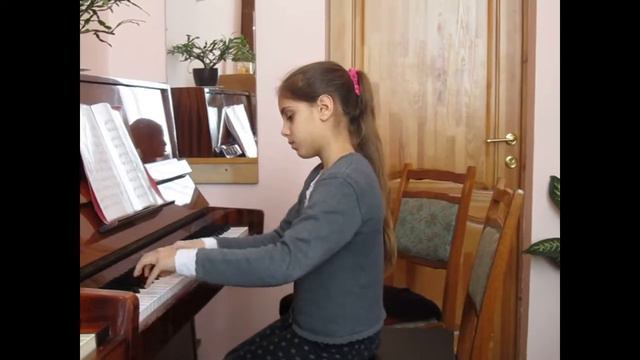 Титова Люба 7 лет. Работа над развитием технических навыков. смотреть онлайн