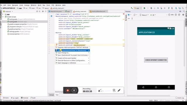 How to Check Internet Connectivity in your Android App смотреть онлайн