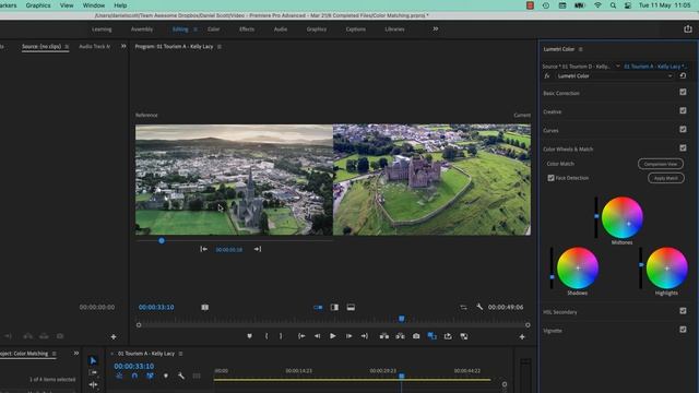 Automatic Color Matching In Adobe Premiere Pro 2022