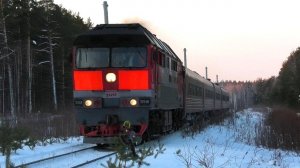 ТЭП70-0188 с пригородным поездом Екатеринбург-Пасс. - Егоршино