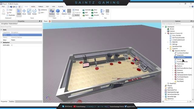 Roblox Studio 2018 How to make a tycoon PART 1 смотреть онлайн