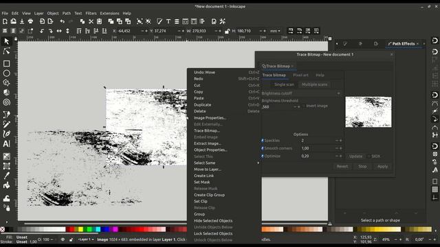 Tutorial for beginners in Inkscape: How to create and apply textures смотреть онлайн