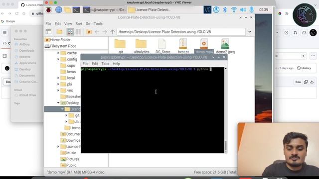 Custom Object (Licence Plate) Detection in Raspberry Pi with YOLO V8 and Python смотреть онлайн