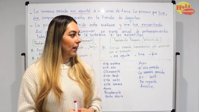 How to Use the Spanish Present Perfect vs The Preterit | el Pretérito Perfecto vs El Indefinido смотреть онлайн