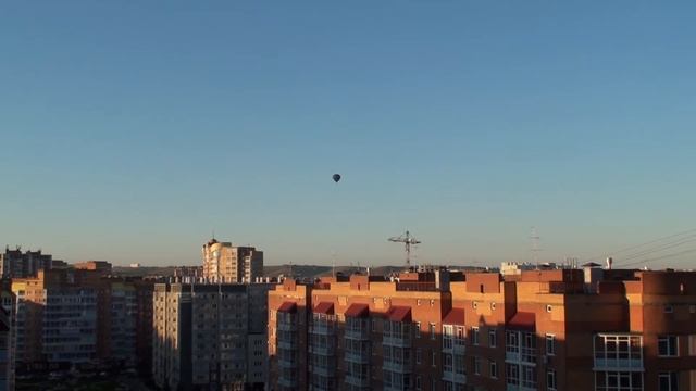Воздушный шар над Красноярском смотреть онлайн
