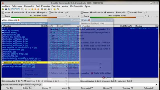 Double Commander 0.7.1 beta build 6739 para CentOS 6.7 смотреть онлайн